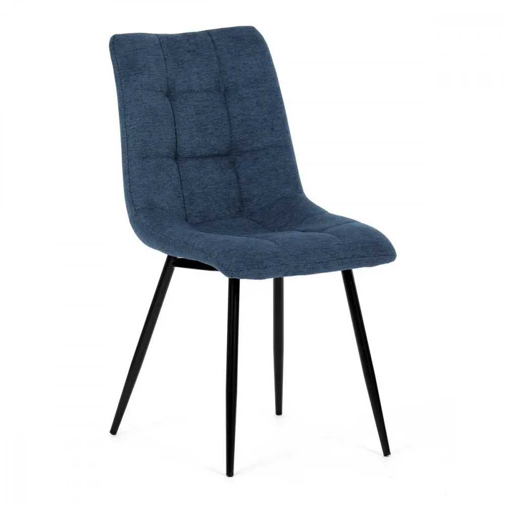 Autronic Jídelní židle, modrá, látka, DCL-193 BLUE2 JÍDELNÍ ŽIDLE -