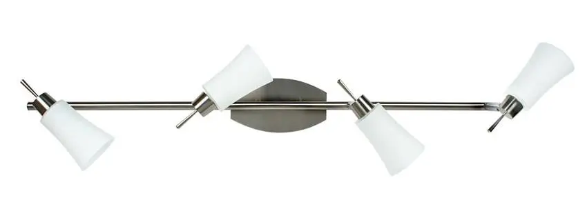 Stropní svítidlo 4xG9 73cm KROTON pásek matný nikl