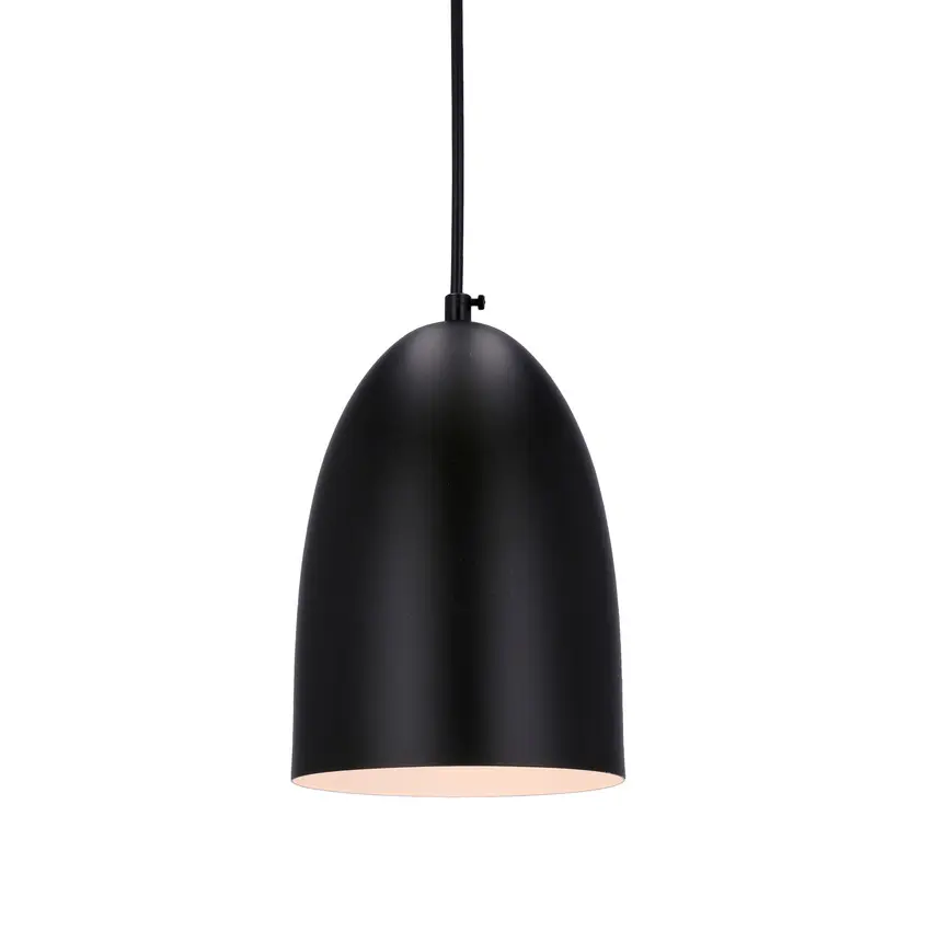 Závěsná lampa Icaro černá 1X40W E27 černé stínidlo
