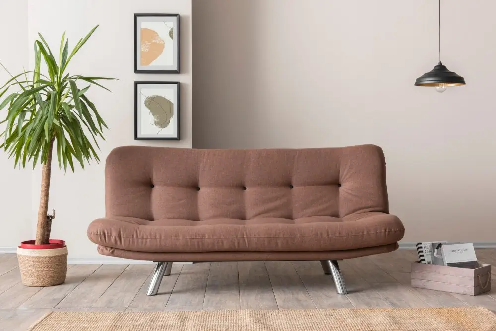 Trojmístná rozkládací pohovka Misa Small Sofabed - Light Brown