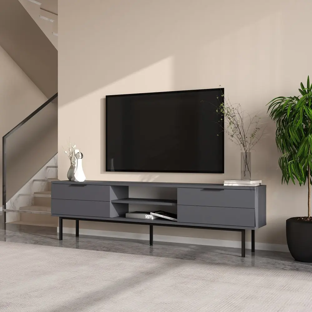 TV stolek Paul - Anthracite