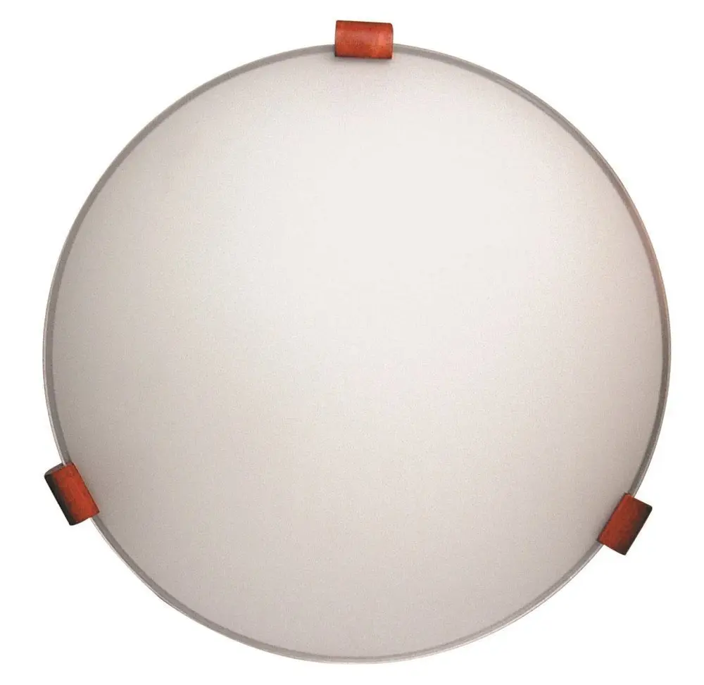 Stropní svítidlo bílé kulaté nástěnné 60W E27 Bianca