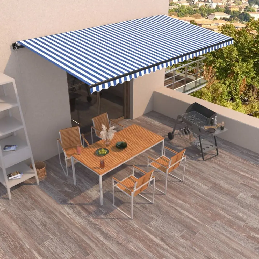 Ručně zatahovací markýza 450x350 cm Dekorhome