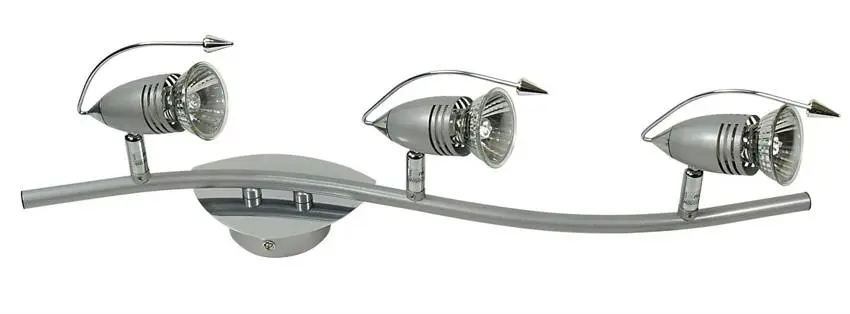Stropní svítidlo Thunder 3*50W GU10 230V antracitově chromované