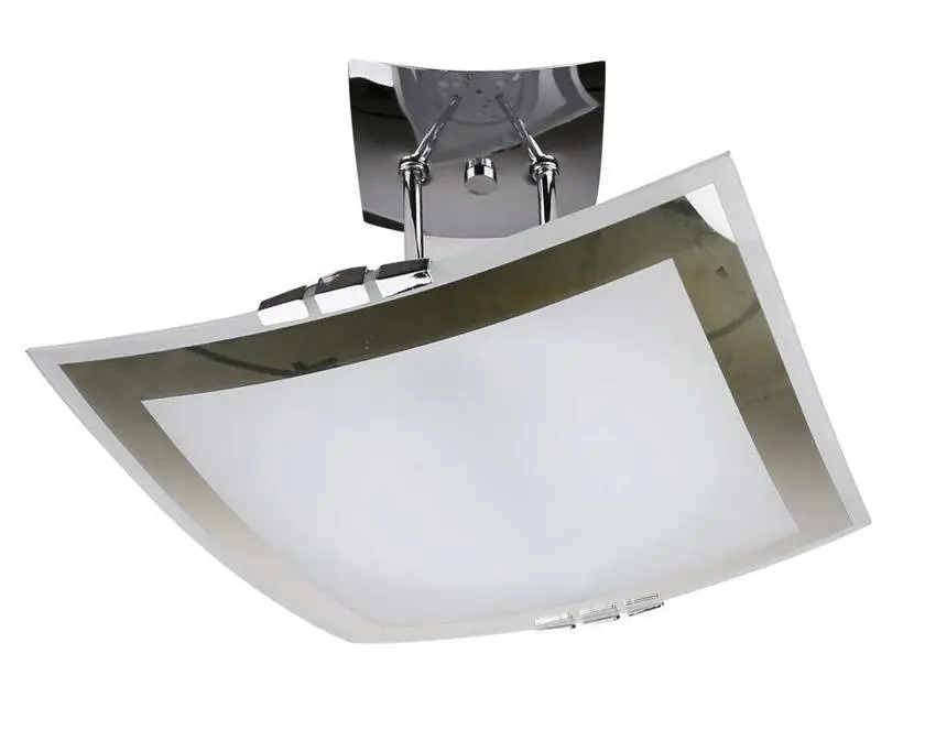 Chromová/zrcadlová stropní lampa