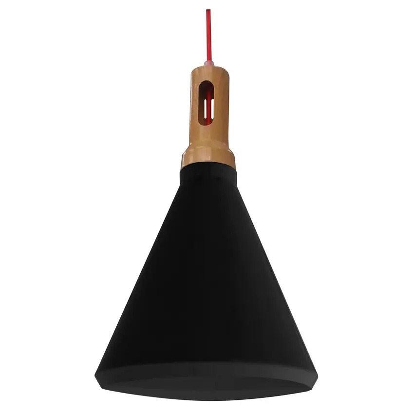 Závěsná lampa Robinson 26 1X60W E27 černo-černá
