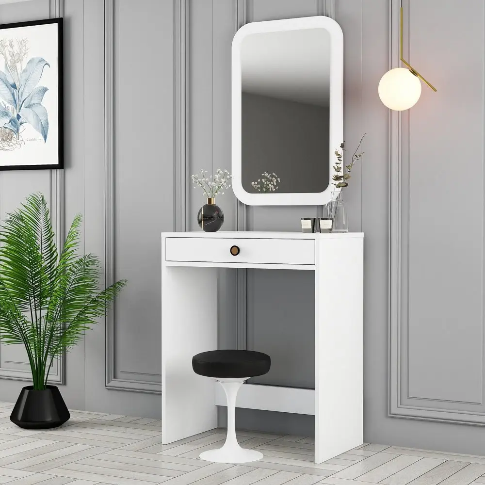 Toaletní stolek Lizbon Mirror - White