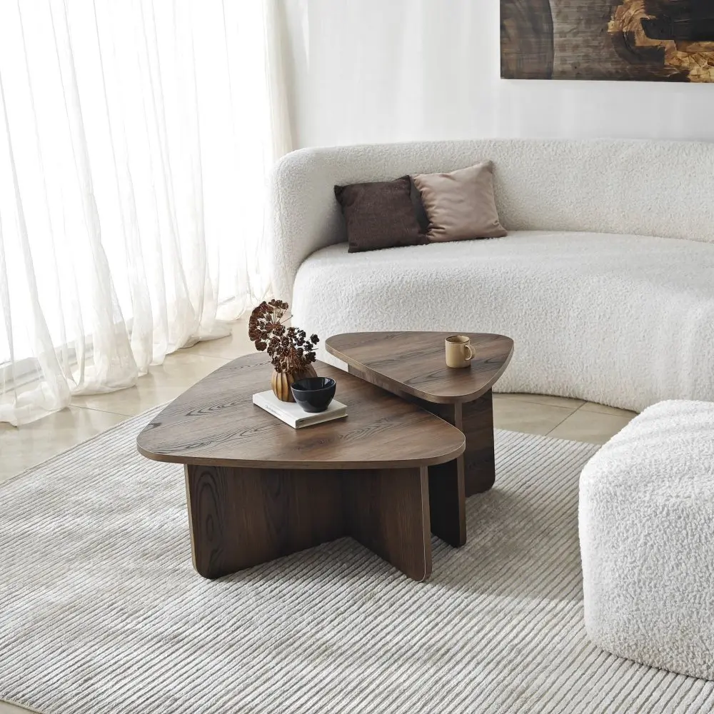 Sada konferenčních stolků Ballare Set - Walnut