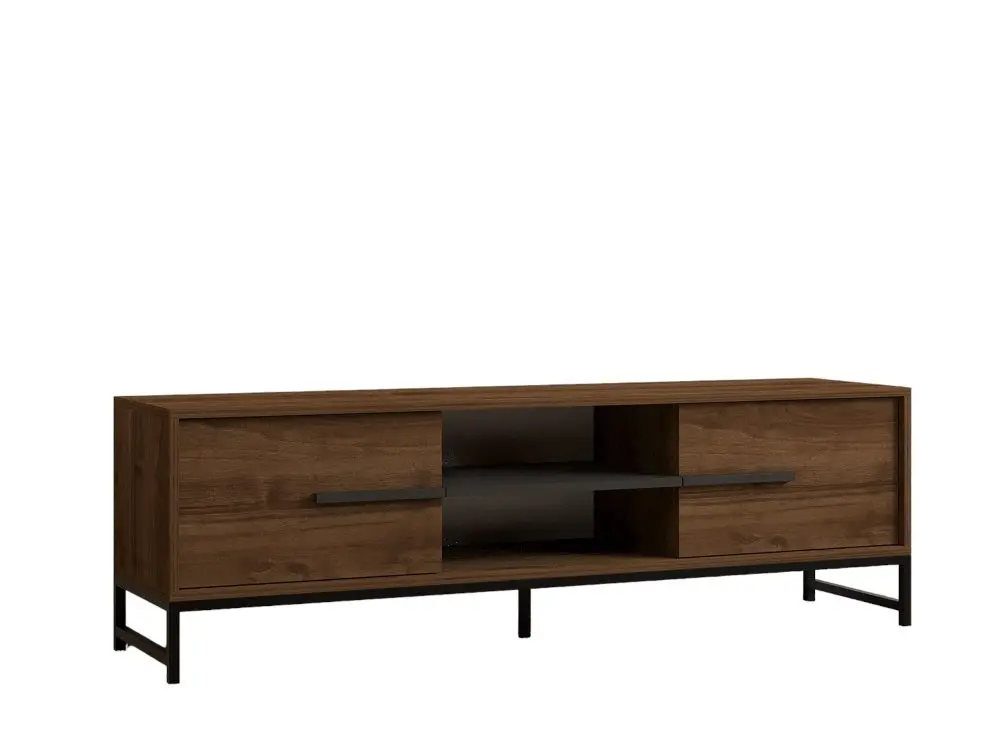 Televizní stolek Mono Walnut and Black
