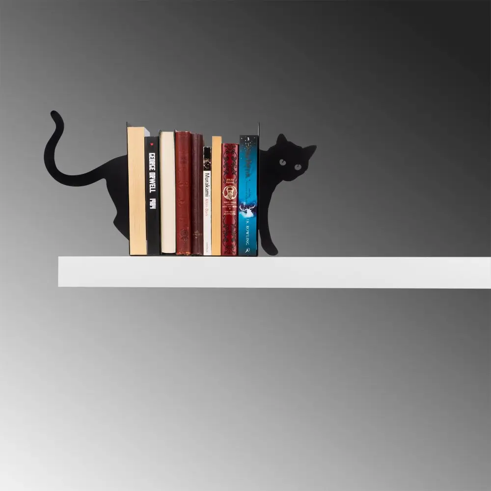 Metal Bookend Kitap tutucu 5 - Black