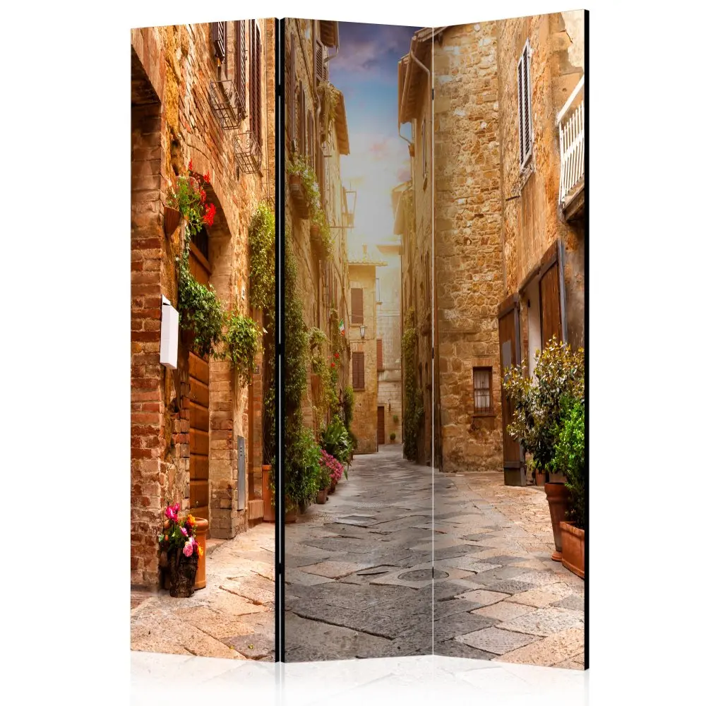 Paraván Colourful Street in Tuscany Dekorhome