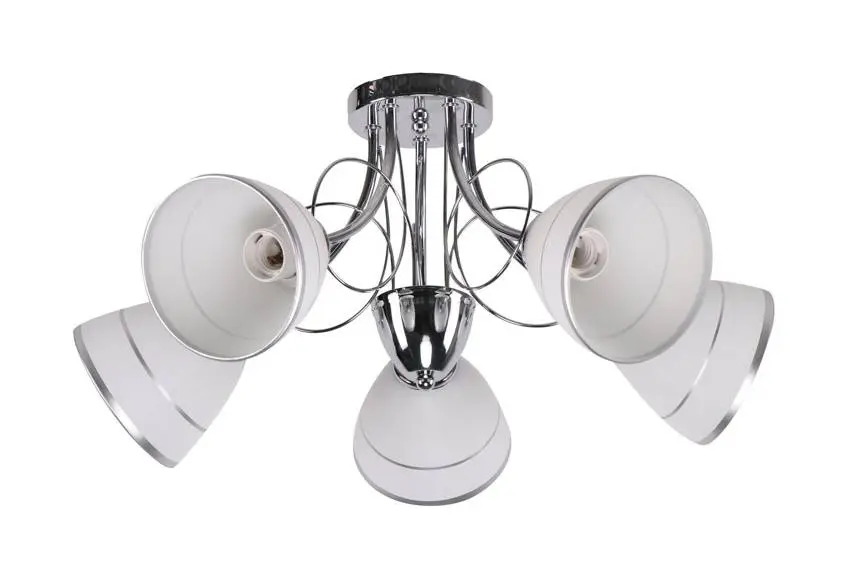 Stropní lampa Elotte 5X40W E27 bílá