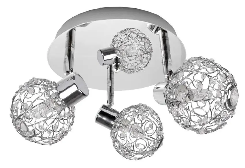 Stropní svítidlo 3X40W G9 chrom COLLAR