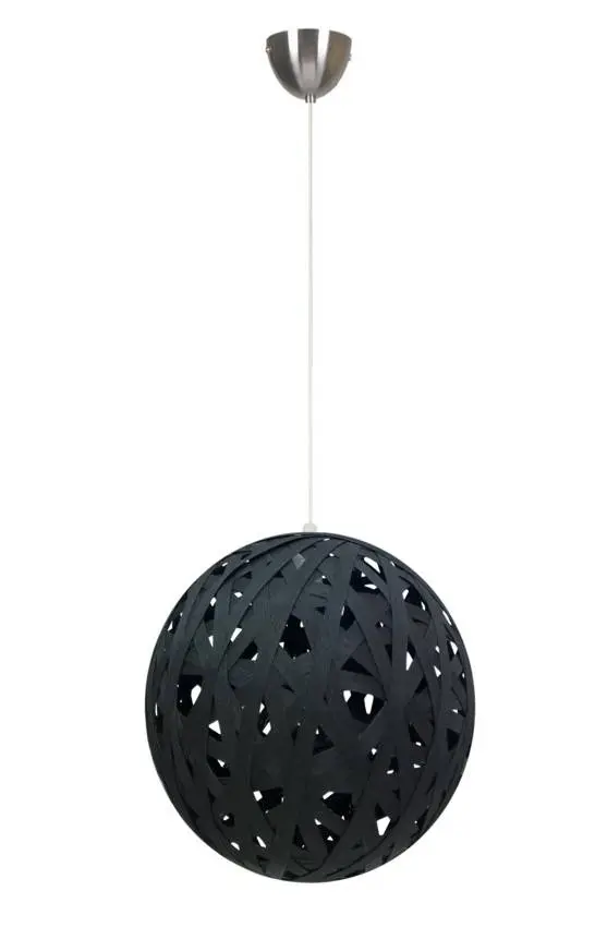 Závěsná stropní lampa 1X60W E27 černá FRIDA