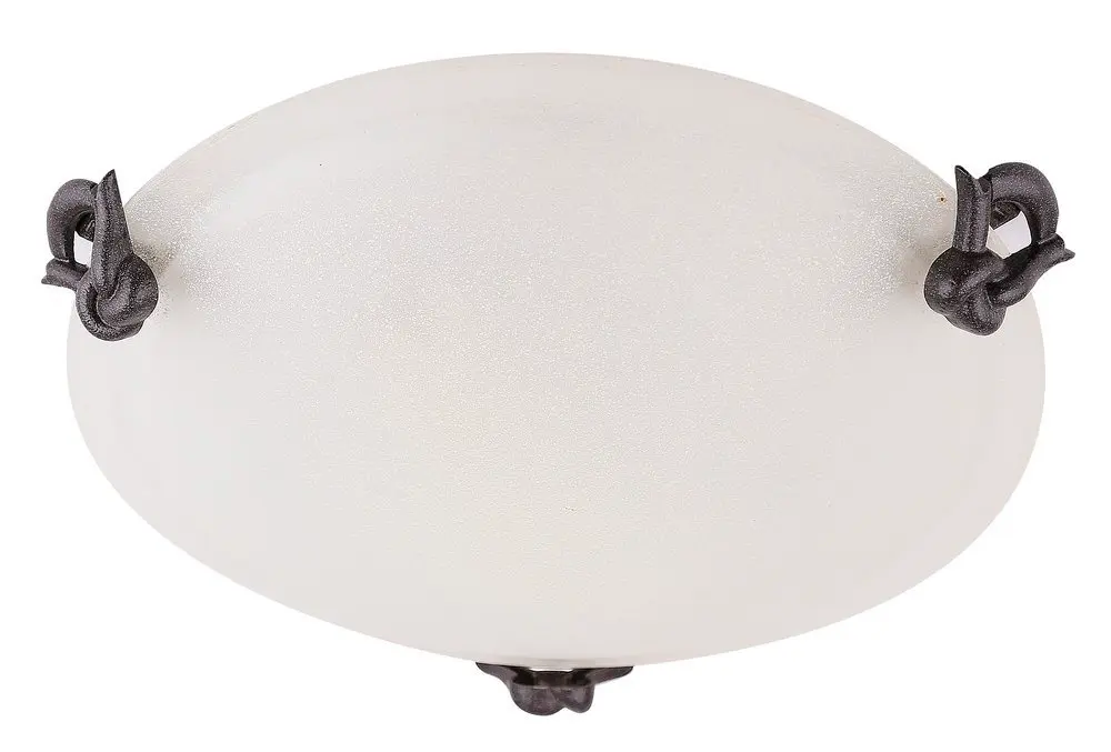 Nástěnné stropní svítidlo skleněné stropní svítidlo 60W E27 30cm Eva