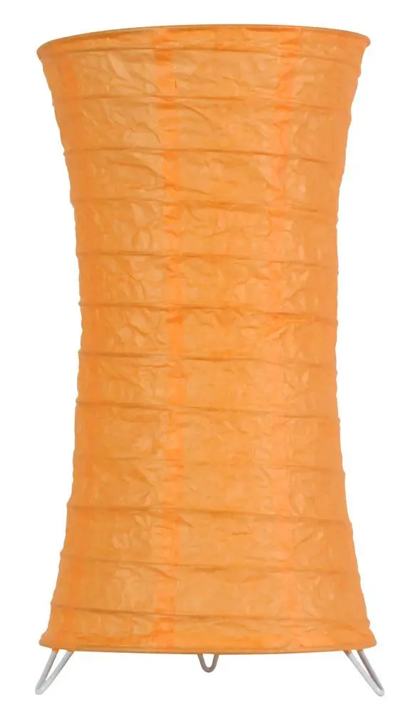 Papírová stojací lampa oranžová noc 60W E14 Tai