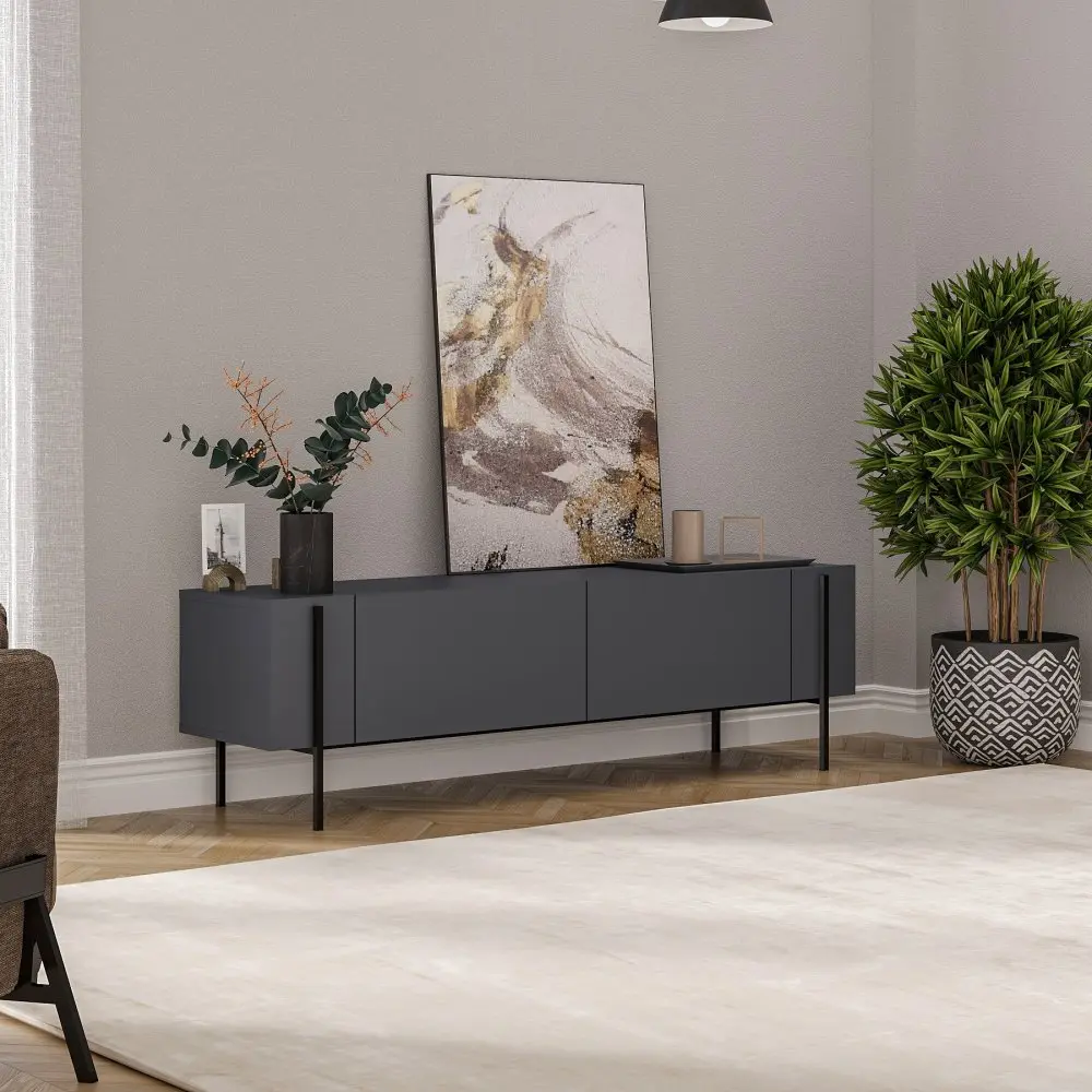 TV stolek Herman - Anthracite