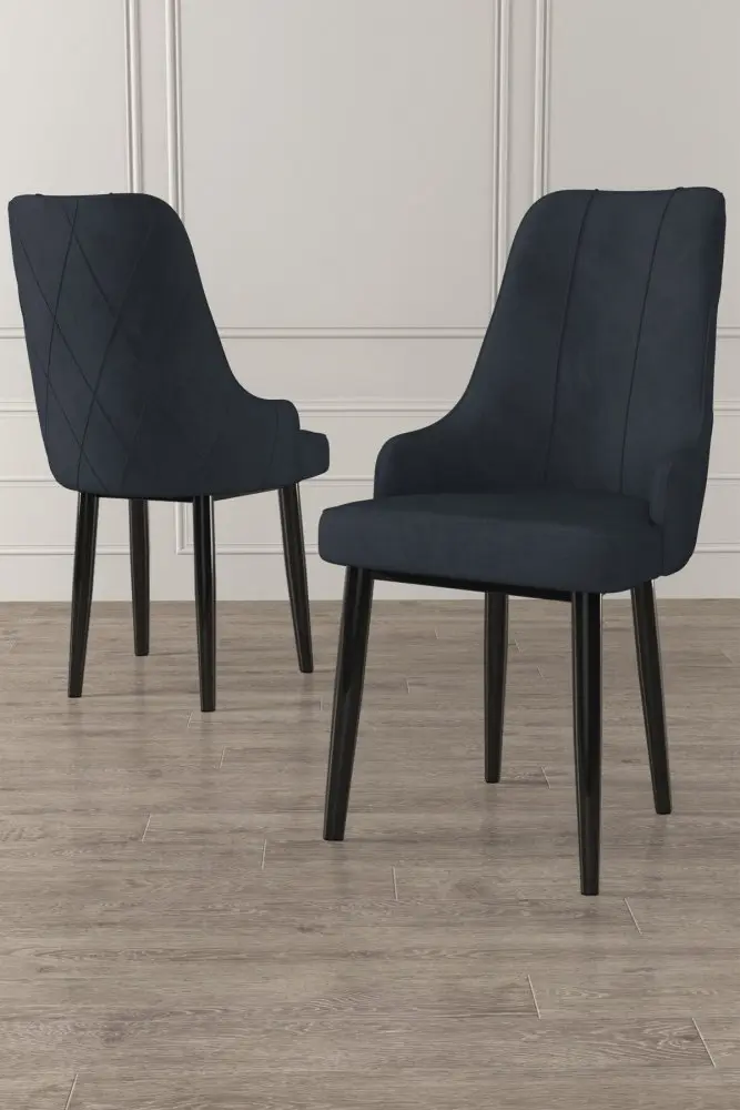 Sada židlí (2 kusy) Trex - Anthracite, Black