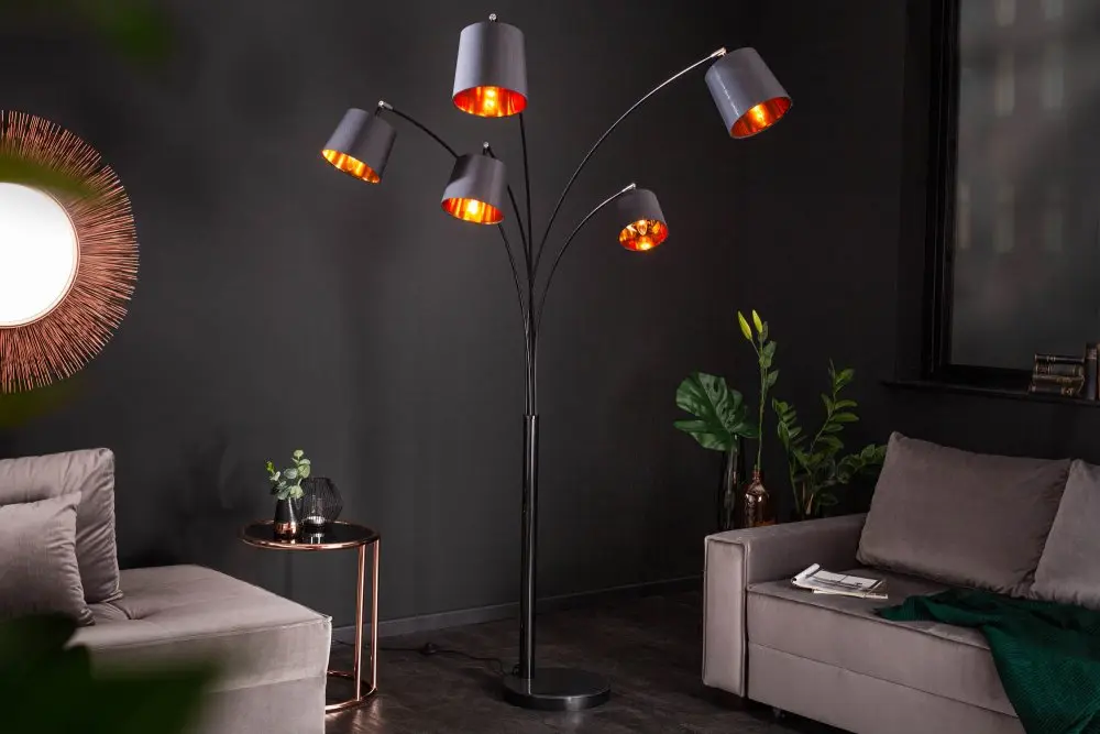 Stojací lampa LANSING Dekorhome