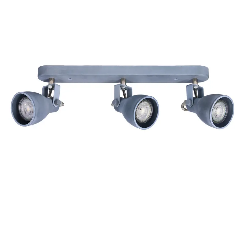 Nástěnná lampa 3X40W GU10 matně šedá, jasan