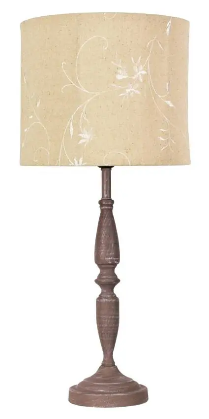 Béžová kancelářská stolní lampa Safari 60W E27