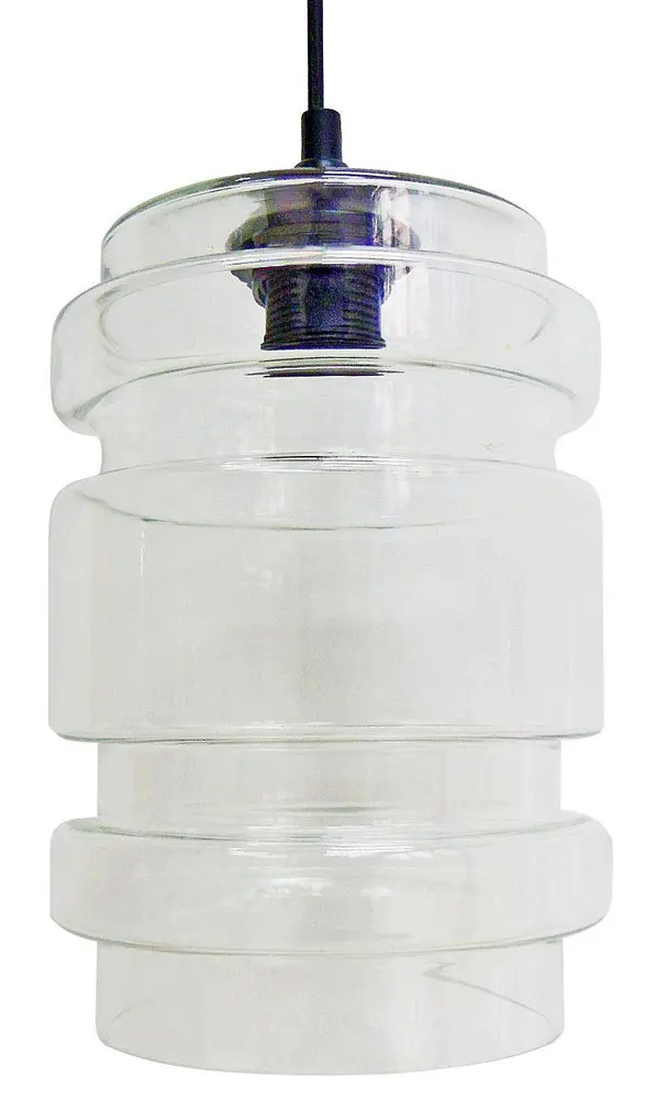 Skleněná stropní závěsná lampa, průhledná, 60W, E27, Decorado