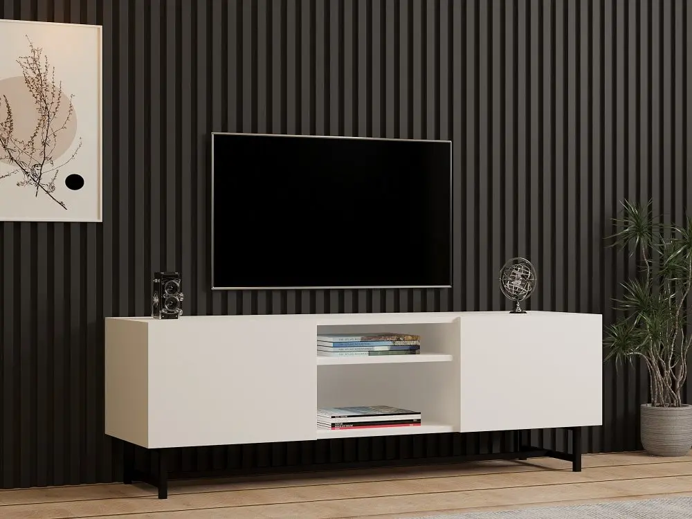TV stolek Tugi - White