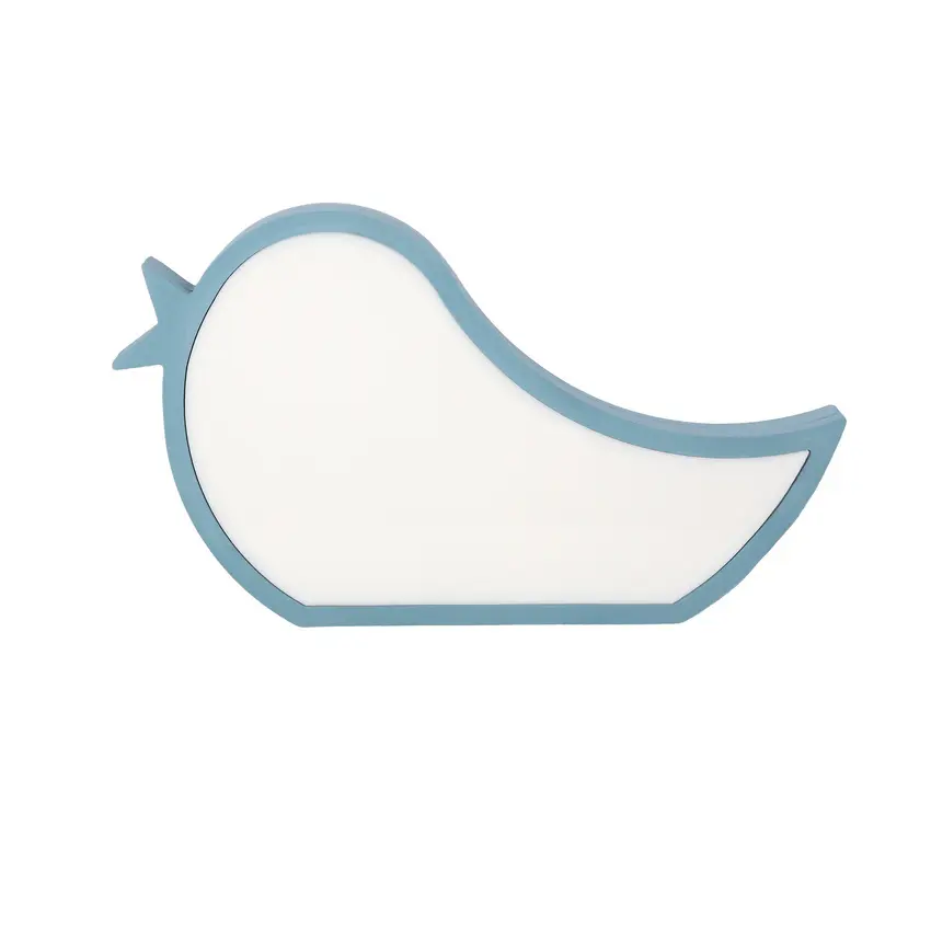 Stolní lampa Bird pro děti LED IQ Kids modrá
