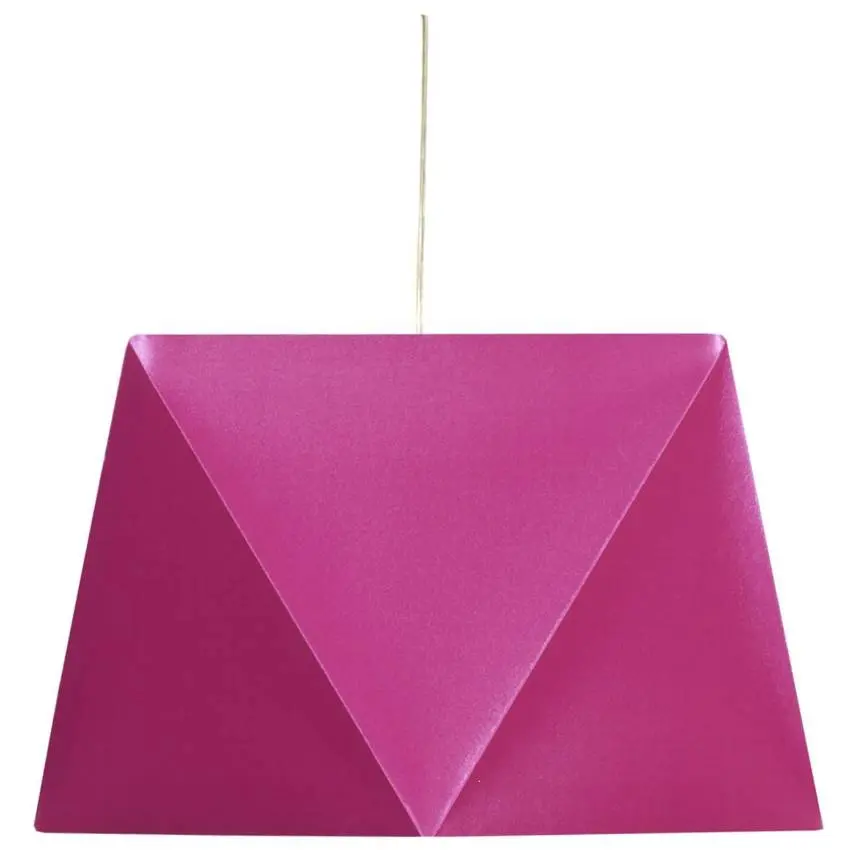 Stropní závěsná lampa 1X60W E27 růžová HEXAGEN