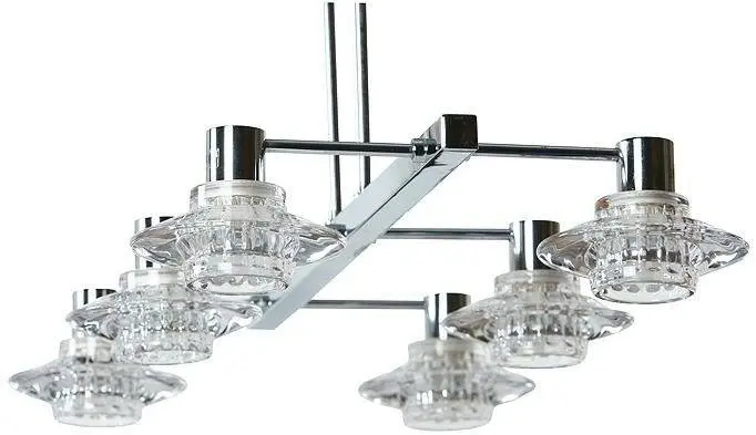 Stropní lampa Rastek 6xG9 chrom