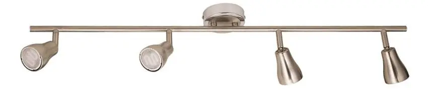 Stropní svítidlo Jawa strip 4X7W GU10 Energo nikl matný