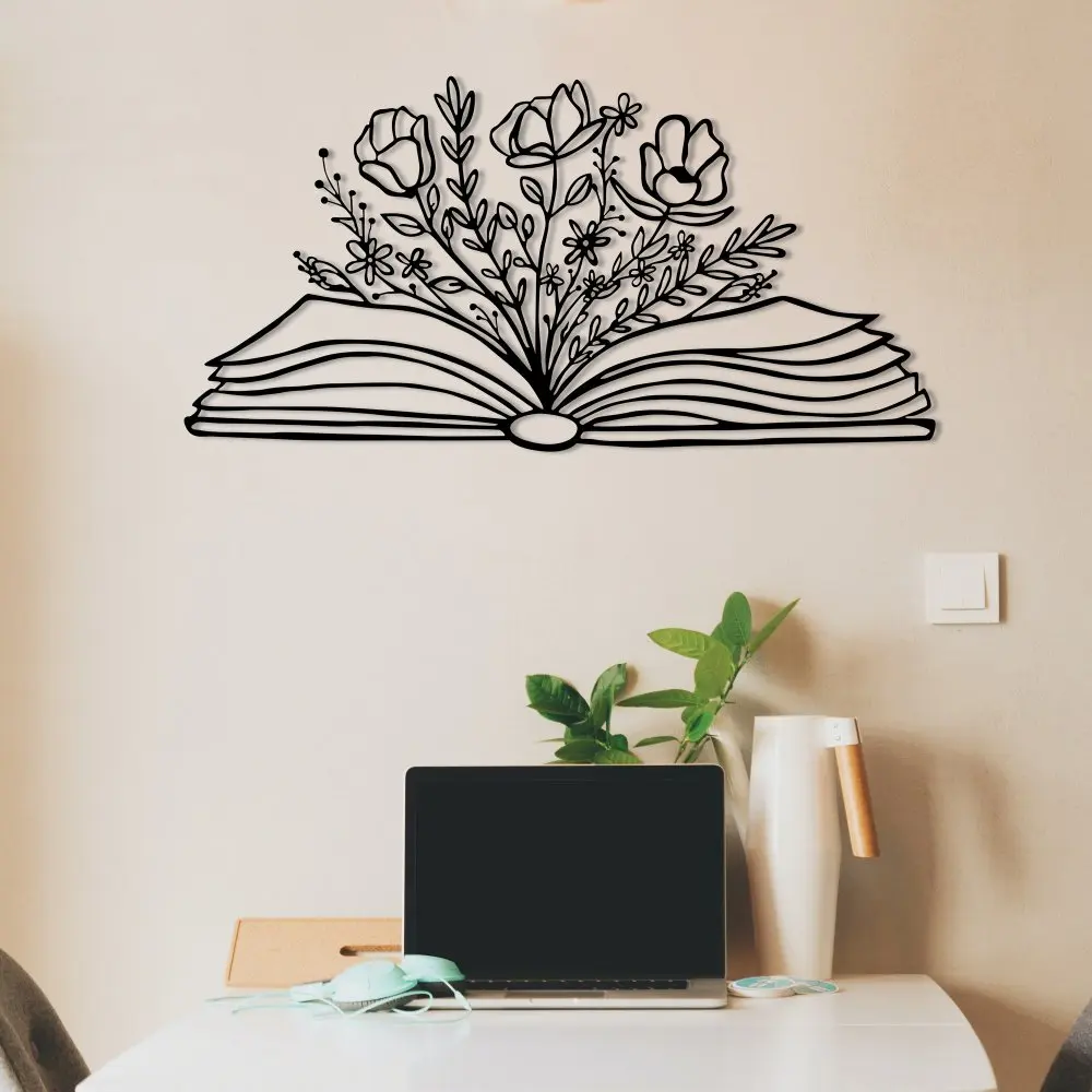 Dekorativní kovový doplněk na zeď Culture Flower