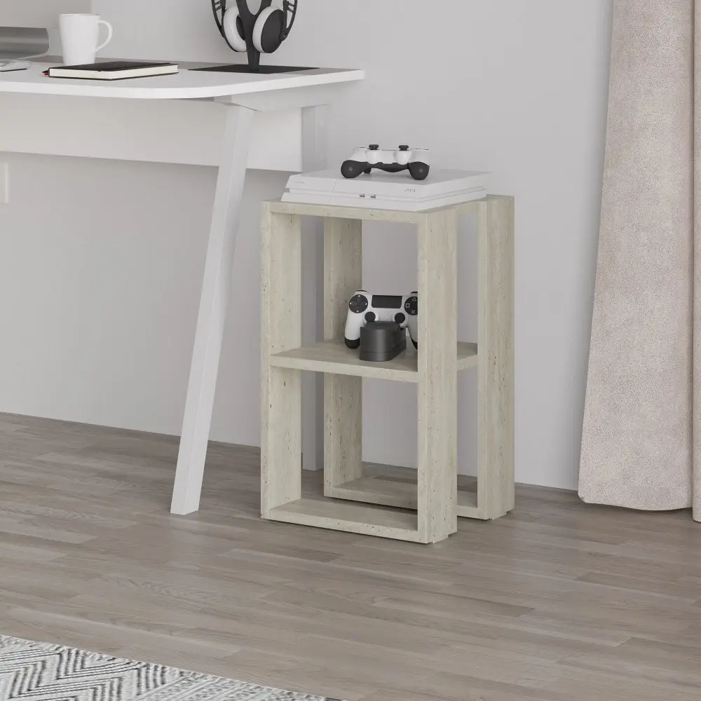 Noční stolek Lonie - Travertine