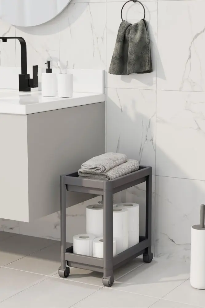 Plastic Multi Purpose Shelf Set (2 Pieces) TKRLKKT-2K-2-2