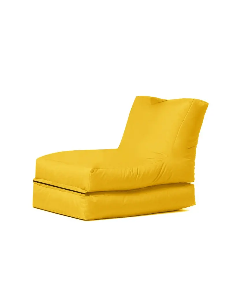 Hanah Home Zahradní sedací vak Siesta Sofa 55/40 cm/ 180/40 cm žlutý