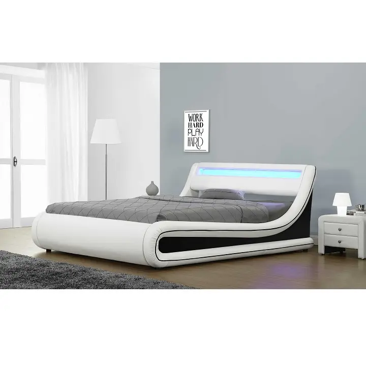 Manželská postel s LED osvětlením MANILA NEW Tempo Kondela
