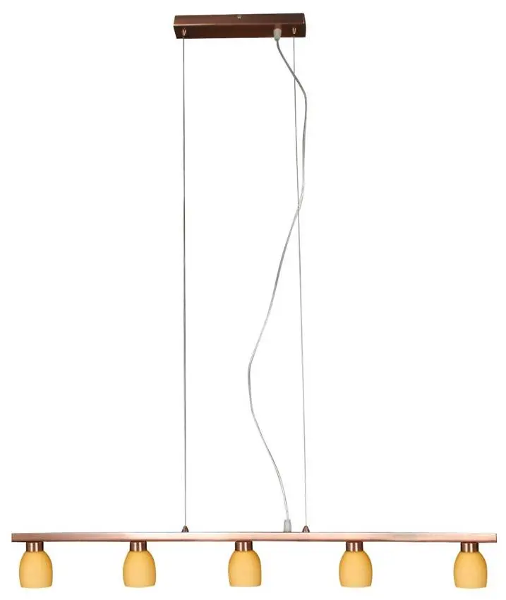 Stropní svítidlo Dakota 5X40W G9 měděné