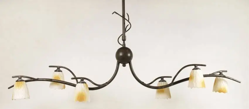 Stropní lampa Mikado 6*40W G9 patina