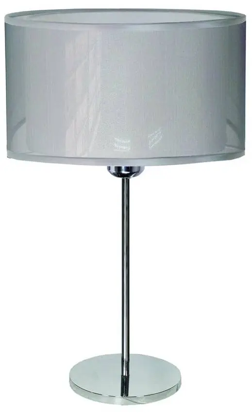 Stolní lampa chrom/stříbrná 3 Piano