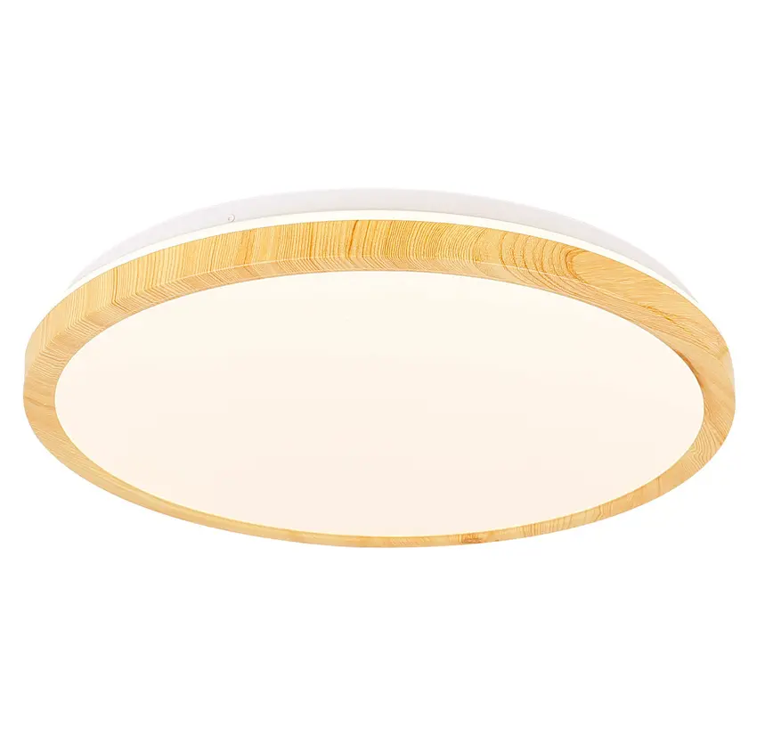Stropní LED bílé dřevo 36W 4000K Gandava