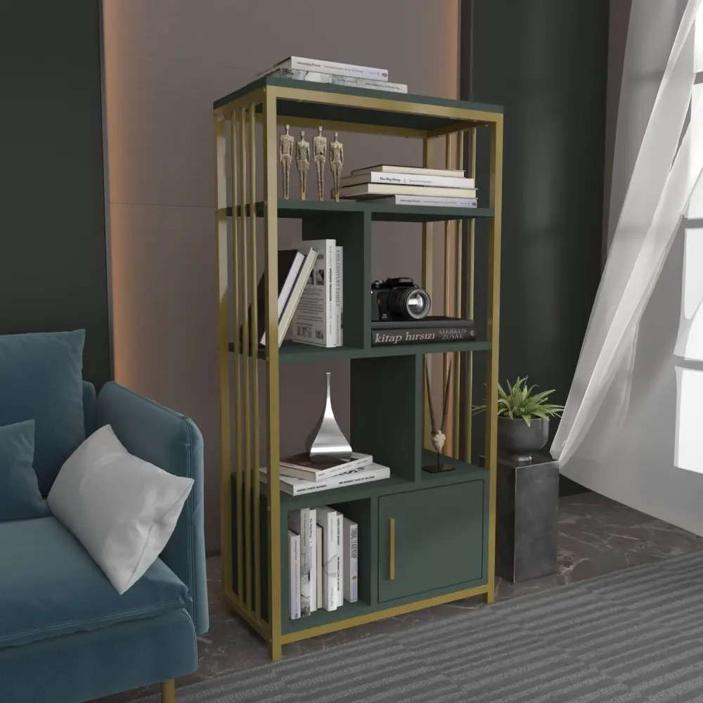 Knihovna Valero - Green, Gold