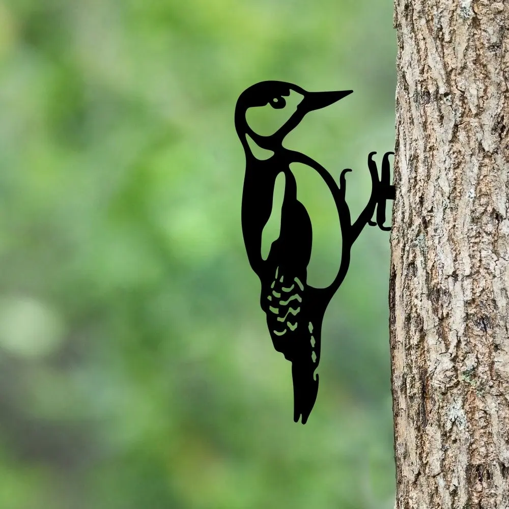 Zahradní dekorace Bird On The Branch 01 - Black