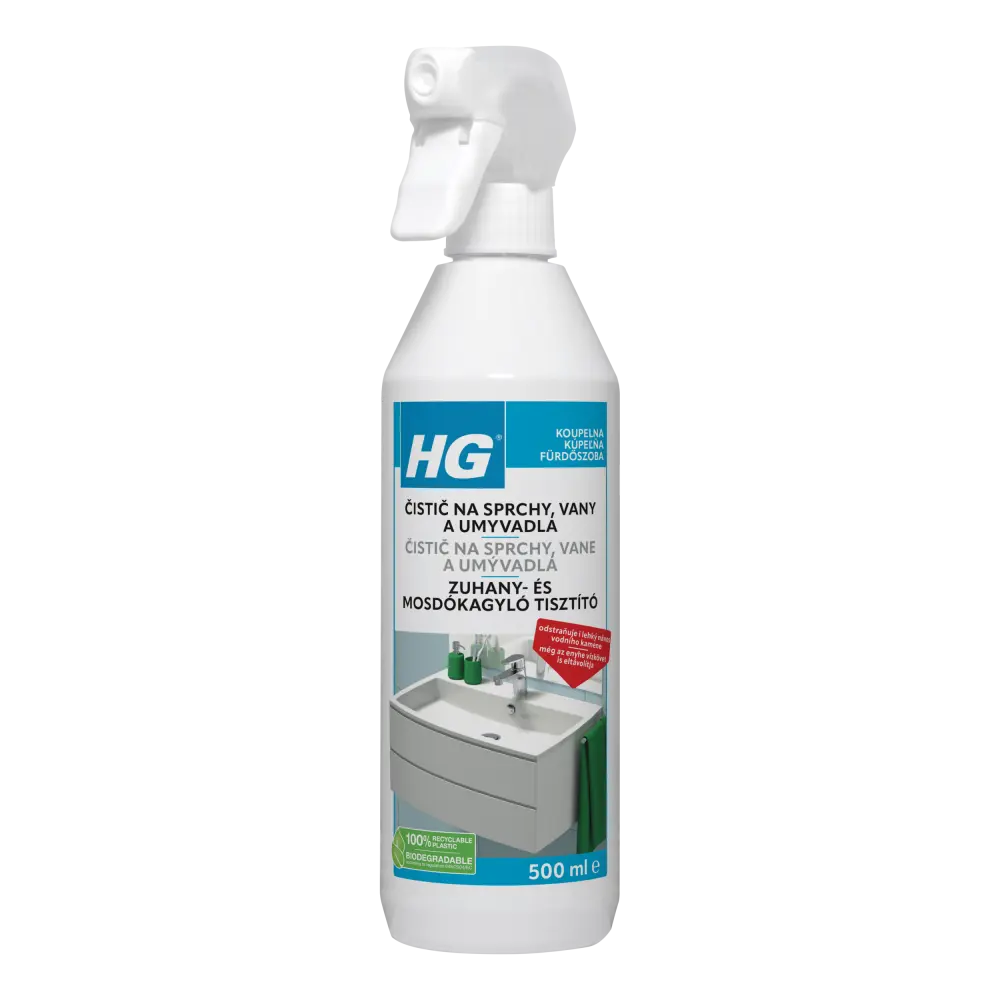 HG 14705 Sprej na sprchy, vany & umyvadla 500ml