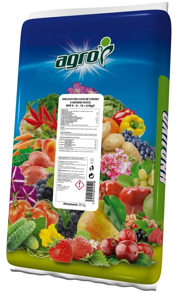 AGRO CS AGRO Hnojivo pro ovocné stromy a drobné ovoce 20 kg