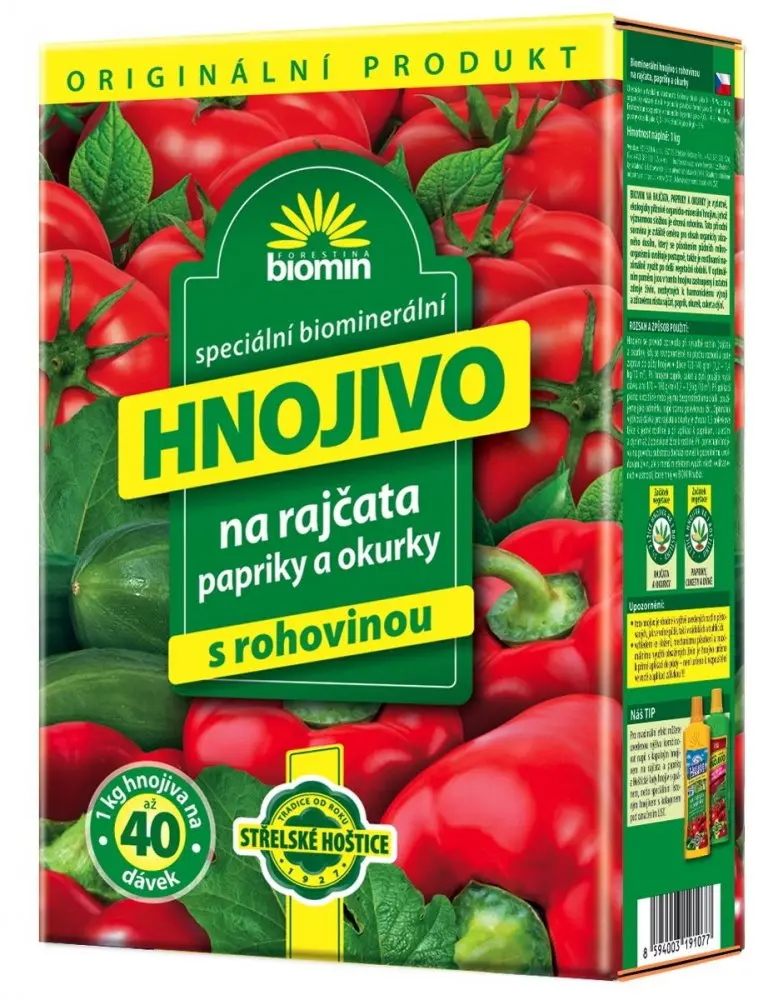 Agro Hnojivo ORGAMIN na rajčata 1 kg