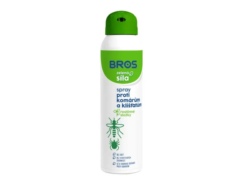 Bros Zelená síla Proti komárům a klíšťátům 90ml