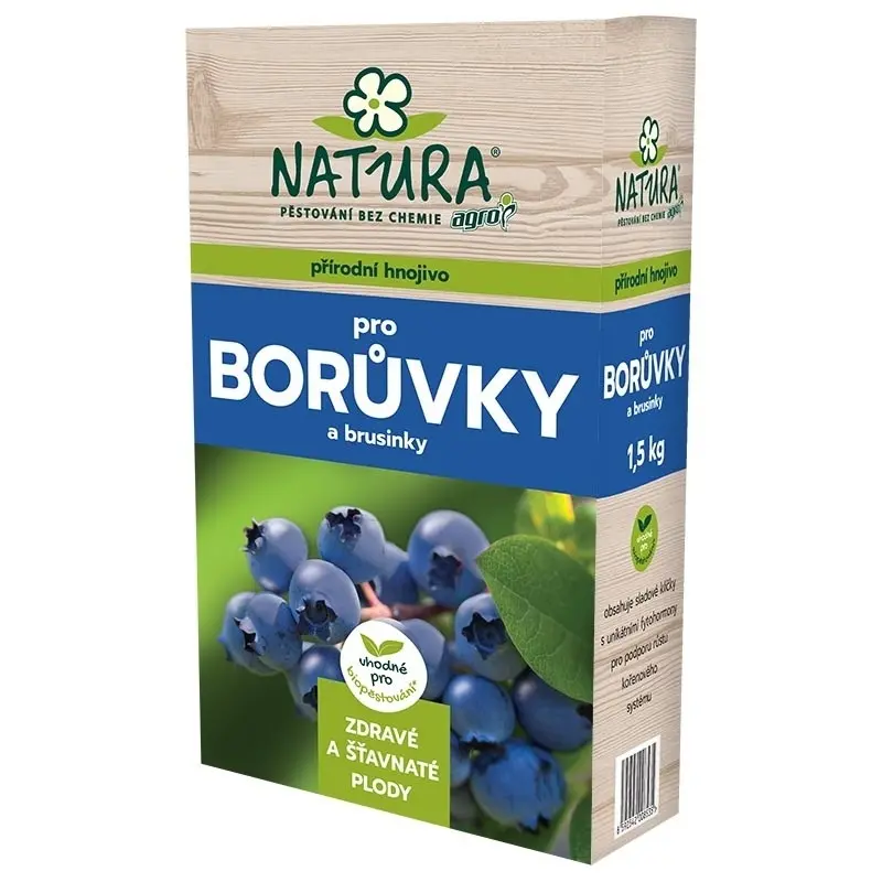 NATURA - Organické hnojivo na borůvky a brusinky kilogram: 1,5