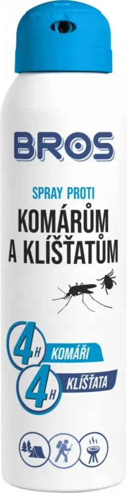 BROS Repelent proti komárům a klíšťatům 90 ml