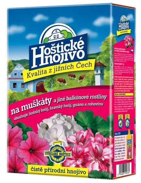 Agro Hoštické hnojivo na muškáty 1 kg