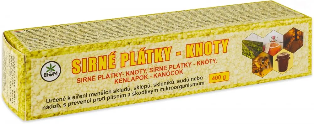 KNOTY SIRNÉ V KRABIČCE BIOM 400 G